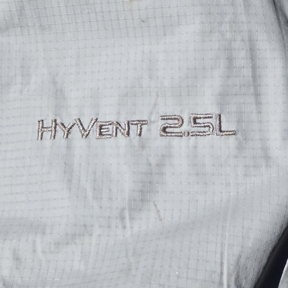The north face hy-vent 2.5L rain jacket L Light Grey - Picture 3 of 15